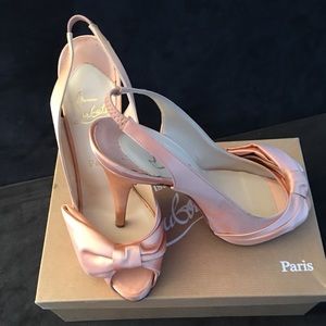Christian Louboutin Satin High heels